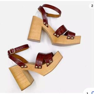 Free People Mallory clog Heel